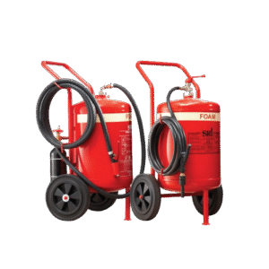 Foam Fire Extinguisher On Trolley EN1866
